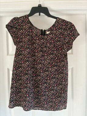 Floral Blouse, by Shrinking Violet, size medium